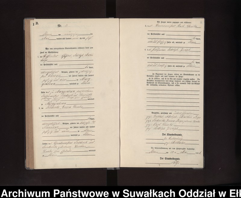 image.from.unit.number "Heiraths-Neben-Register des Preussischen Standes-Amtes Rhein Kreis Loetzen"