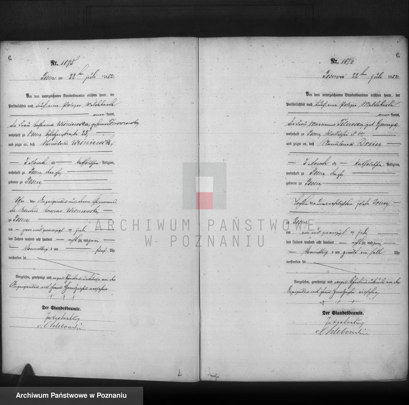 Obraz 3 z jednostki "Księga zgonów t. III"