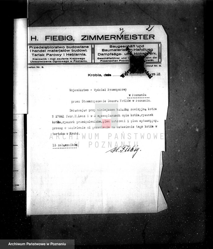 Obraz 6 z jednostki "Mleczarnia Fr. Stefańskiego w Krobi pow. gostyński"