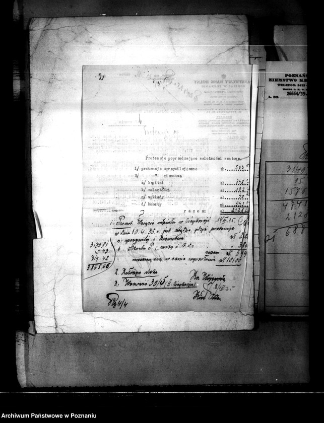 Obraz 6 z jednostki "Majętności Potulice powiatu bydgoskiego przymusowy przetarg"