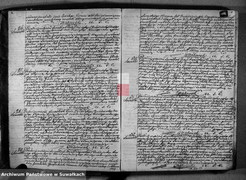 image.from.unit.number "Duplikat Akta Urzędnika Stanu Cwilnego Wyznania Mojżeszowego Okręgu Suwałki do zapisywania Urodzonych, Zaślubionych i Zmarłych na rok 1863"