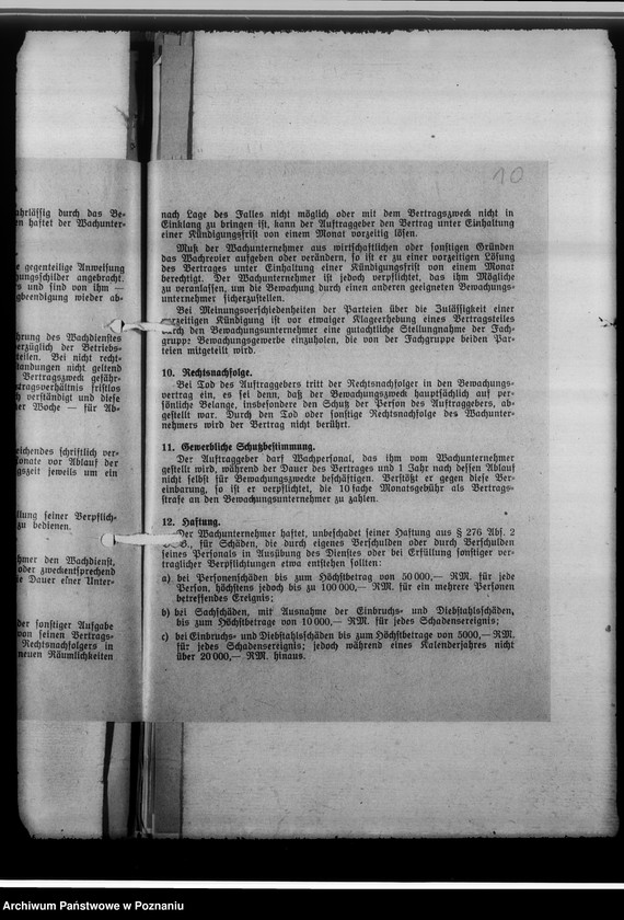 Obraz 16 z jednostki "Sicherung [dotyczy ksiąg kościelnych] gegen Nässe, Feuer und Diebstahl"