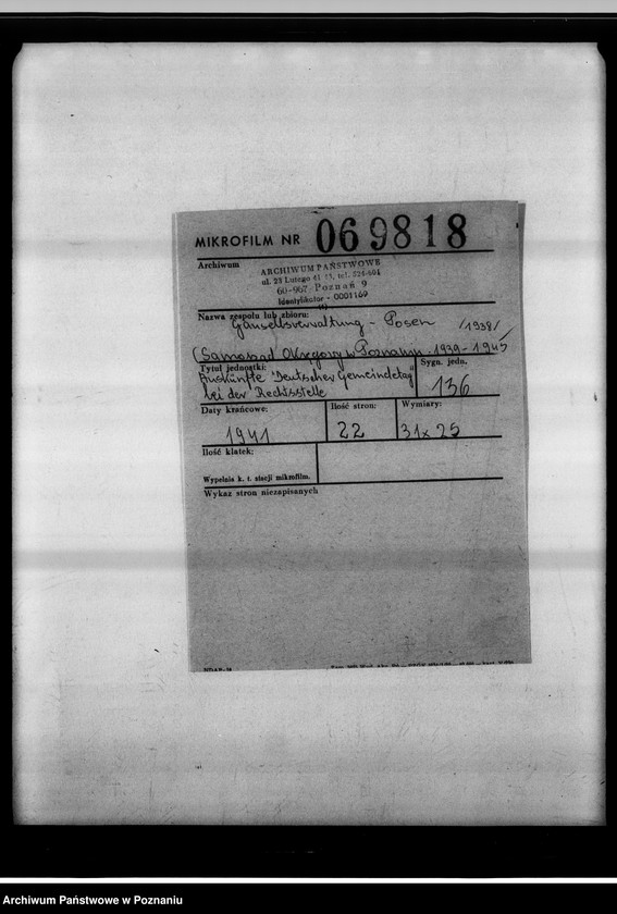 Obraz 2 z jednostki "Auskünfte "Deutscher Gemeindetag" bei der Rechtsstelle."