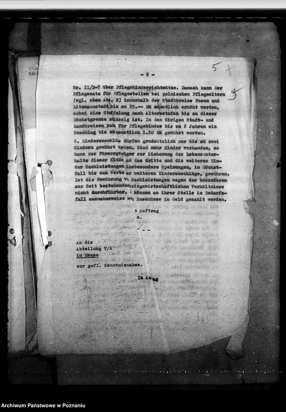 Obraz 10 z jednostki "Unterstützung an Stelle von Sozialversicherung für Polen. Erlass des Reichsarbeitsministeriums vom 26. 8. 1942 "Polenstatut"."