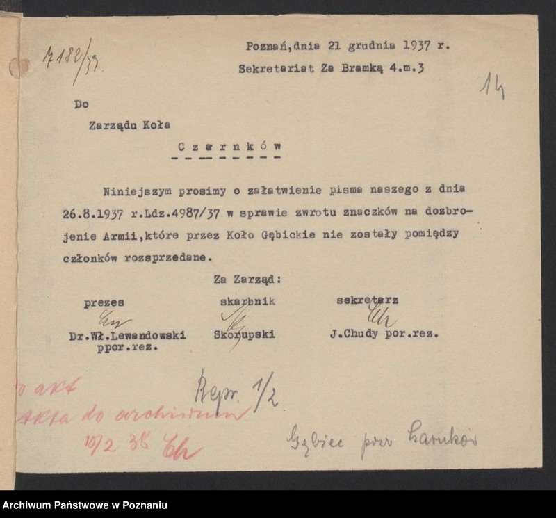 Obraz 19 z jednostki "Gębice, powiat Czarnków akta koła."