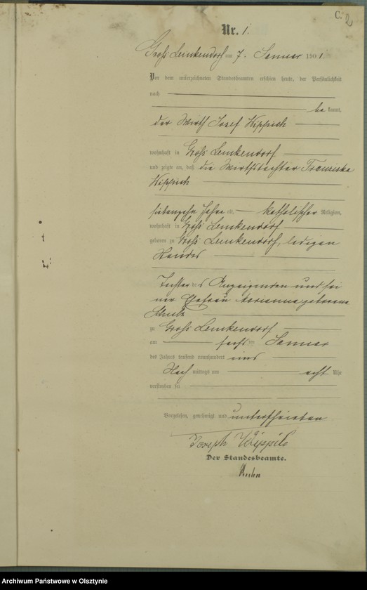 image.from.unit.number "Sterbe-Haupt-Register Nr 1 - 47 i 1 - 49"