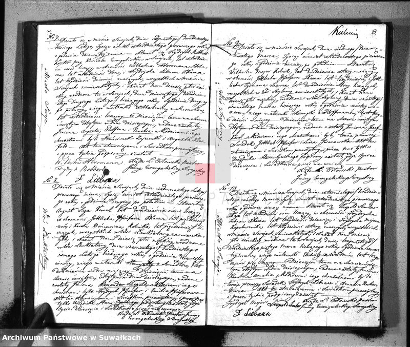 image.from.unit.number "Księga Duplikat do zapisywania Aktów Urodzenia, Zaślubienia i Zeyścia na Rok 1841 dla Parafii Ewangelickiey Sereyskiey"
