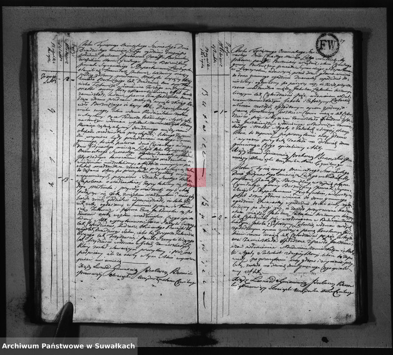 image.from.unit.number "Akta Małżeństwa Stanu Cywilnego Gminy Berznickiey z roku 1816"