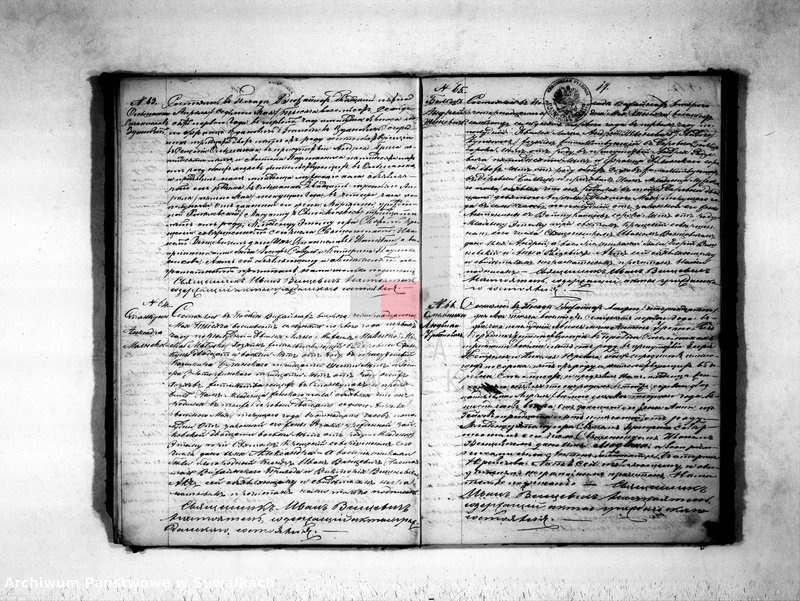 Obraz 19 z jednostki "Duplikat uroždennych, umeršich i brakosočetavšichsja rimsko-katoličeskogo vižajnskogo prichoda za 1871god"