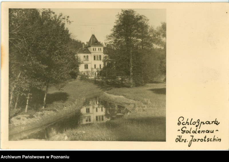 Obraz 1 z jednostki "Gołuchów - widok zamku od parku"