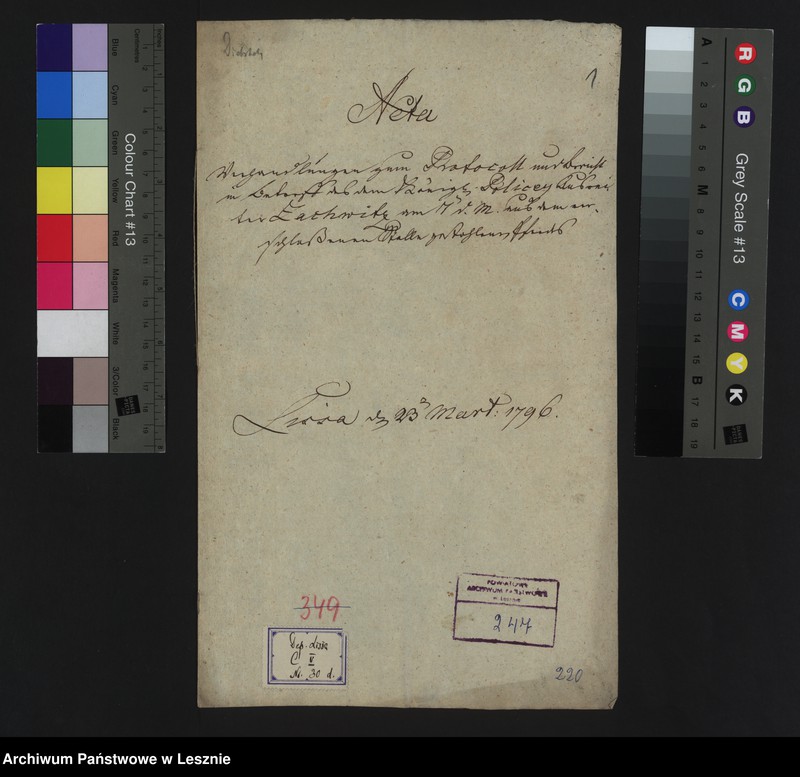 Obraz 3 z jednostki "[Akta in Betreff des dem Königl. Polizeiauswärter Lachwitz aus dem verschlossenen Stalle gestohlenen Pferdes]"