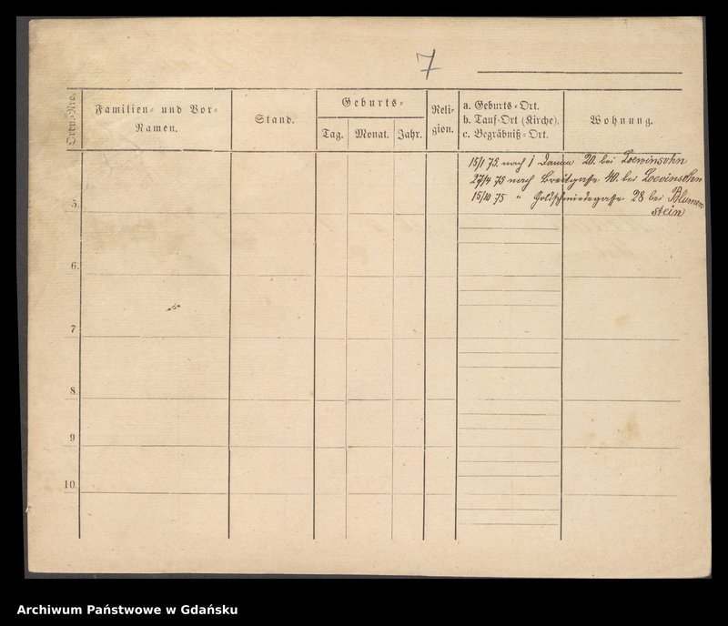 image.from.unit.number "Karty meldunkowe: Krause Magdalena - Krause Minna"