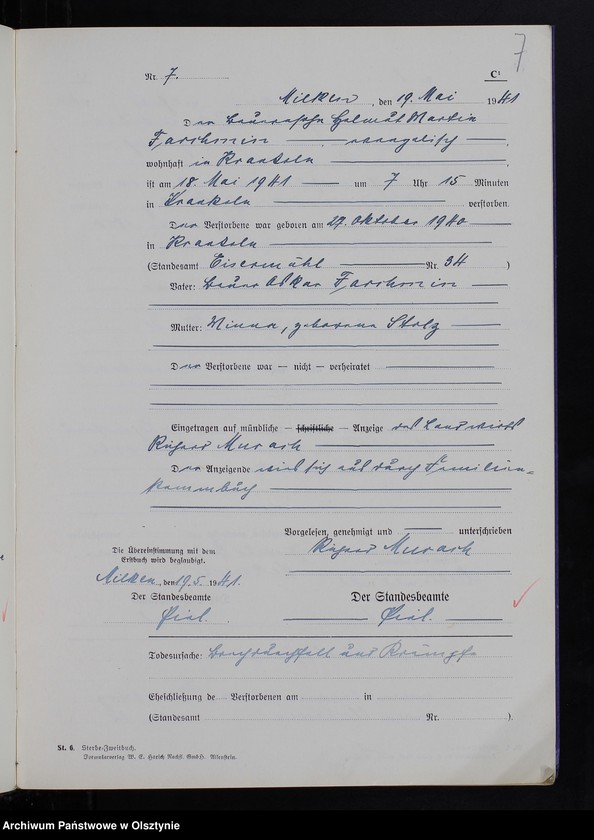 image.from.unit.number "Sterbe-Zweitbuch Nr 1 - 23"