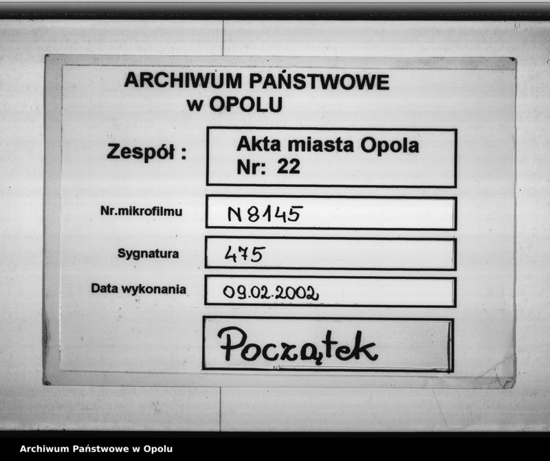 Obraz 1 z jednostki "[Włączenie do miasta Opola wsi podmiejskich: Nowa Wieś Królewska, Kolonia Gosławicka, Wróblin, Czarnowąsy, Krzanowice, Półwieś, Szczepanowice, Wójtowa Wieś, Groszowice i Winów - korespondencja]"