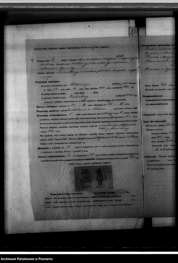 Obraz 9 z jednostki "Majątek Gryżyna pow. kościański, własność Lossow nadzór nad kotłami parowymi"