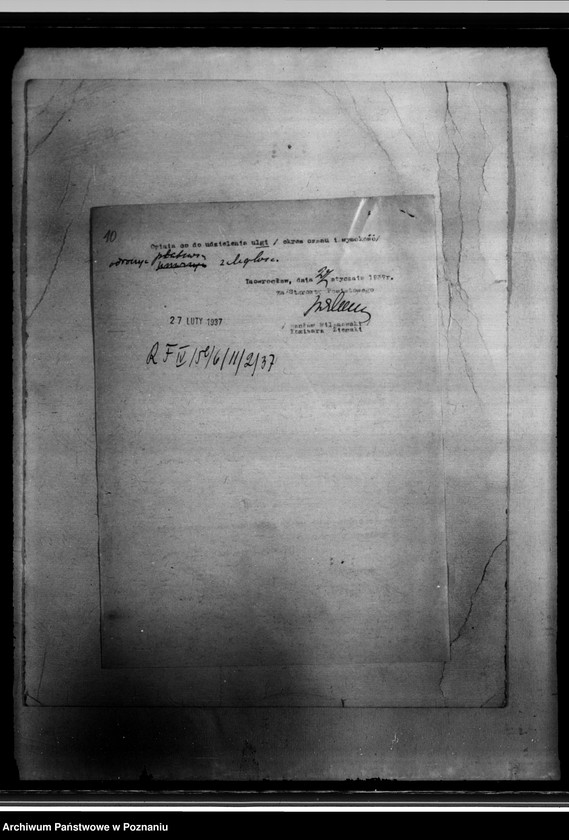 Obraz 14 z jednostki "Podania osadników z parcelacji polskiej o zmniejszenie zadłużenia na podstawie art. 16. rozporządzenia Prezydenta Rzeczpospolitej z dnia 24.X.1934 r. z terenu powiatu inowrocławskiego"