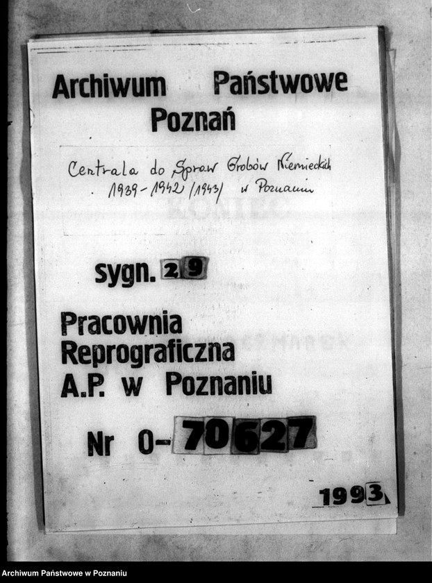 Obraz 1 z jednostki "Akten betr. Fätigkeits- und Fahrt berichte der Zweigrtelle Londreh (Łódź)"