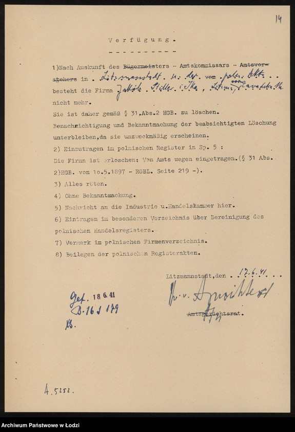 Obraz 16 z jednostki "Jakób Stiller i S-ka – prowadzenie tkalni"