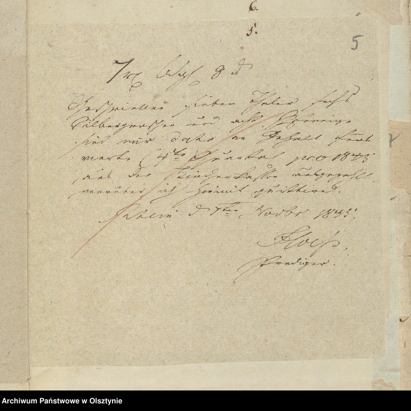 image.from.unit.number "Beläge zur Jahres Rechnung der Kirche zu Rhein für das Jahr 1845"