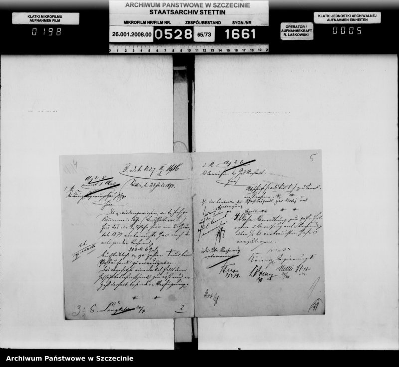 Obraz 5 z jednostki "Einrichtung der Gasbeleuchtung im Schloss, vol. II"