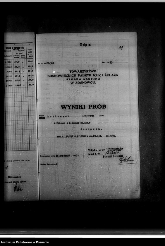 Obraz 13 z jednostki "Mleczarnia szkolna Szkoły mleczarskiej we Wrześni własność Wielkopolska Izba Rolnicza nr woj. 6261"