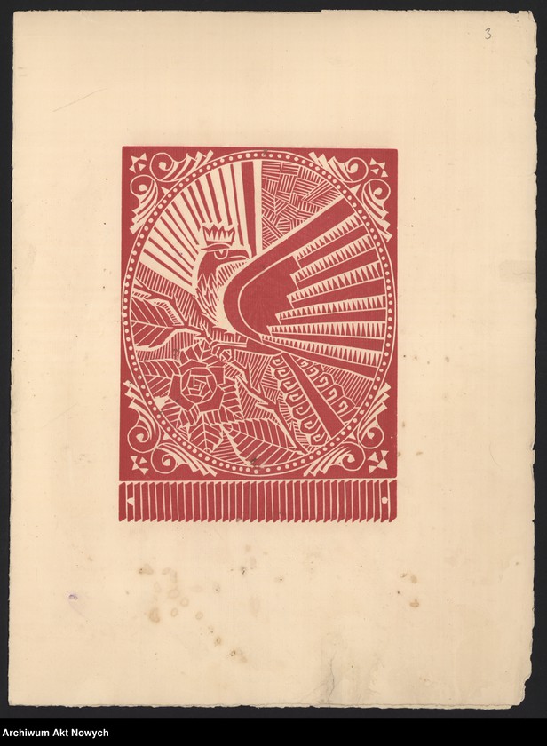 image.from.unit.number "Adres hołdowniczy Les Amis de la Pologne wraz z fotografią popiersia I. J. Paderewskiego"