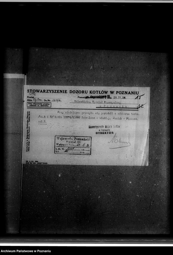 Obraz 19 z jednostki "Młyn Głowackiego i Przesmyckiego w Zaniemyślu nr woj. kotła 5915"