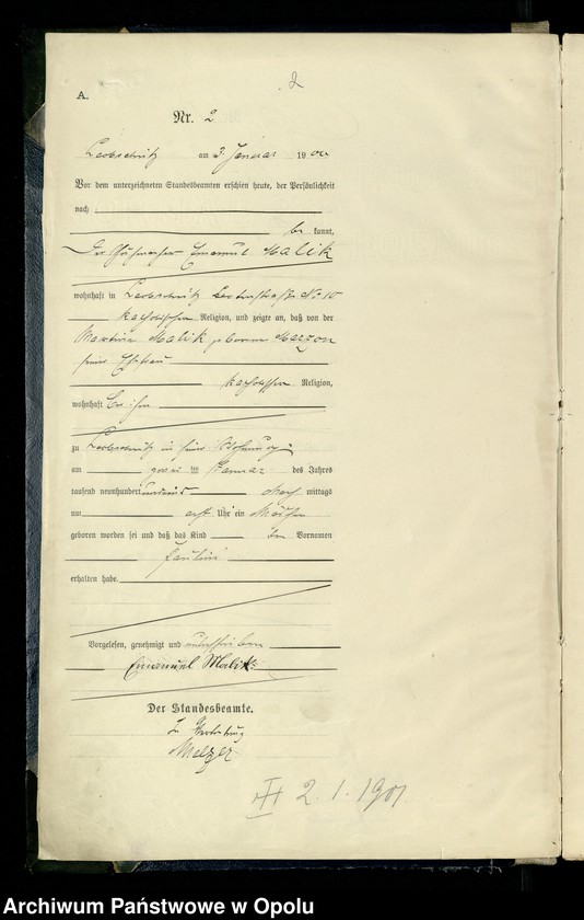 image.from.unit.number "Urodzenia 1901 (Głubczyce)"