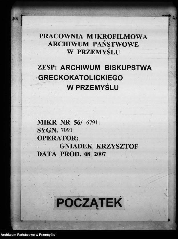 image.from.unit.number "[Kopie ksiąg metrykalnych parafii Kochanówka z filią Świdnica (dekanat Krakowiec)]"
