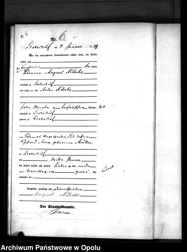 image.from.unit.number "[Urząd Stanu Cywilnego w Głubczycach. Ksiega zgonów za rok 1879]"