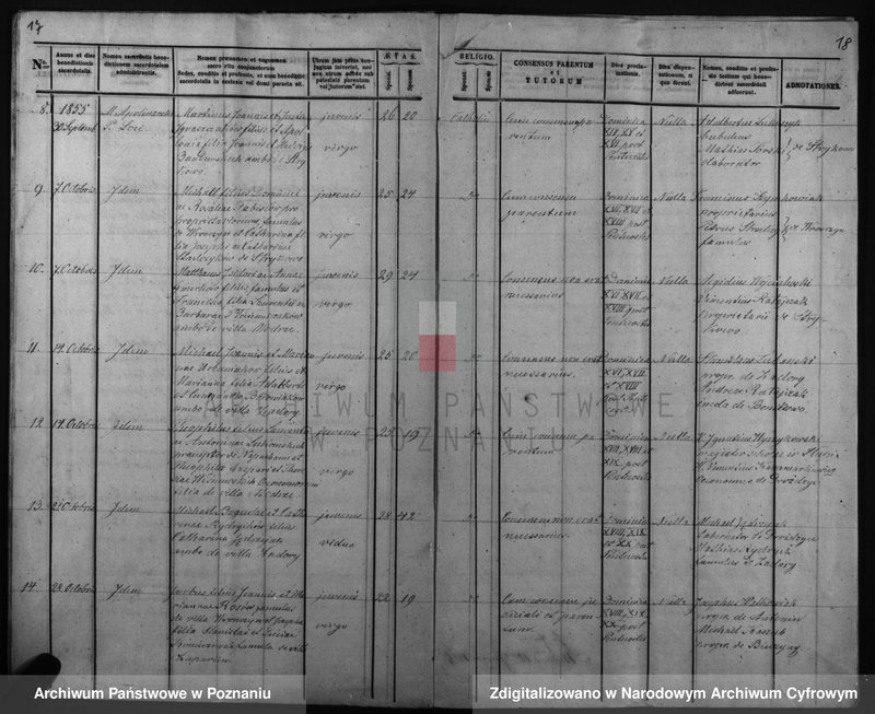 Obraz 13 z jednostki "Duplicatus baptisatorum, copulatorum, mortuorum"
