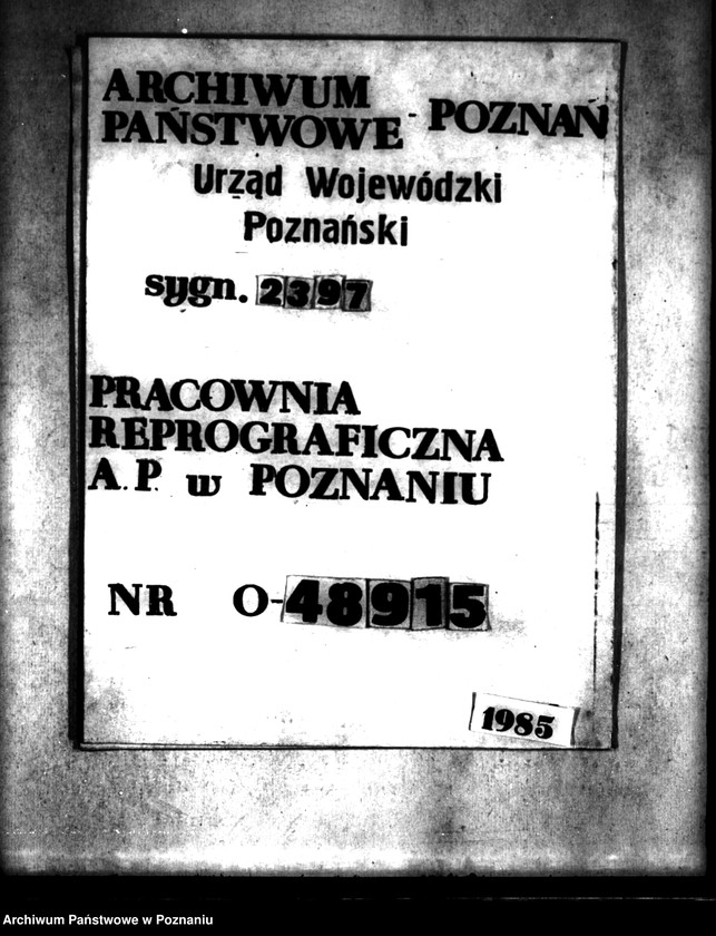 Obraz 1 z jednostki "Rejestr pomiarowy części gruntów majątku Kaliska"
