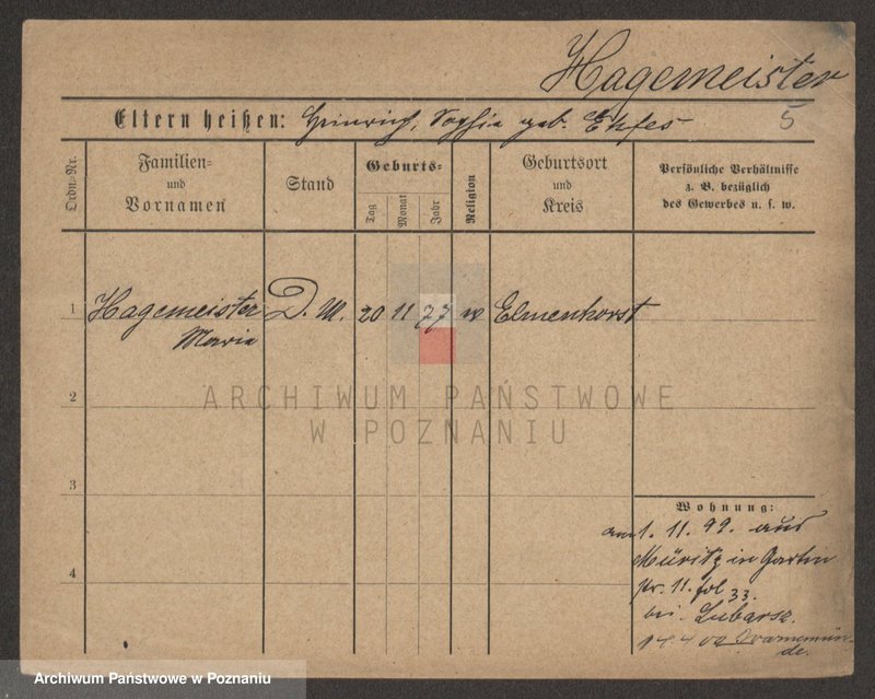 Obraz 5 z jednostki "Hagbeyer - Hajdrichowski (Hei..)"