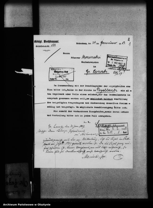 image.from.unit.number "Gross Przellenk , evangelische Kirche"