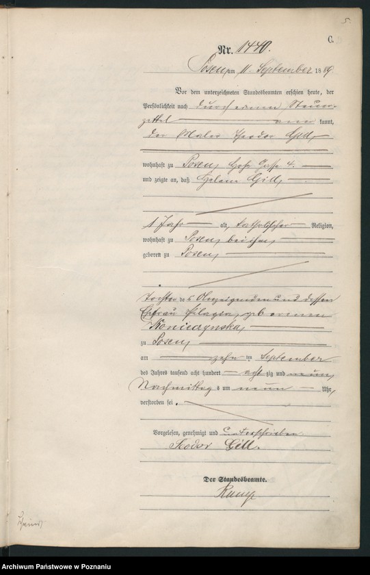 Obraz 8 z jednostki "Księga zgonów t. IV"