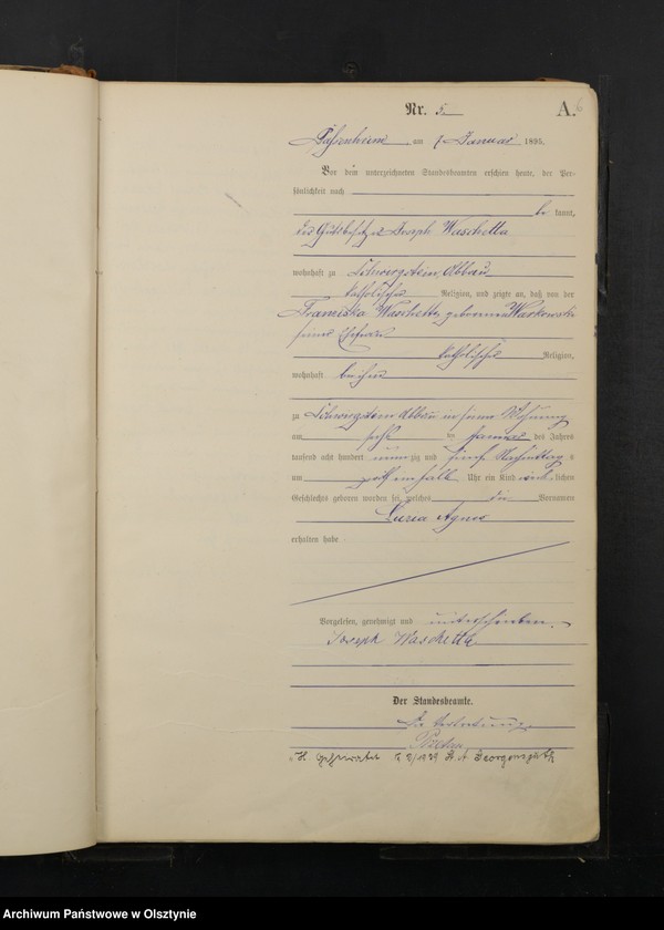 image.from.unit.number "Geburts-Haupt-Register Nr 1 - 264"