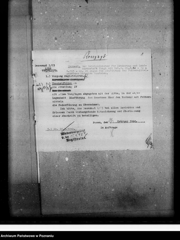 Obraz 5 z jednostki "Futtermittelgesetz"