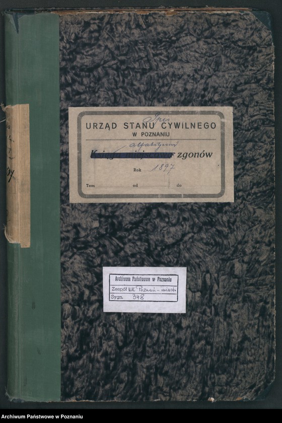 Obraz 2 z jednostki "Spis alfabetyczny zgonów"