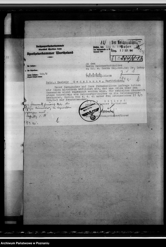 Obraz 17 z jednostki "Polnische Apotheken"