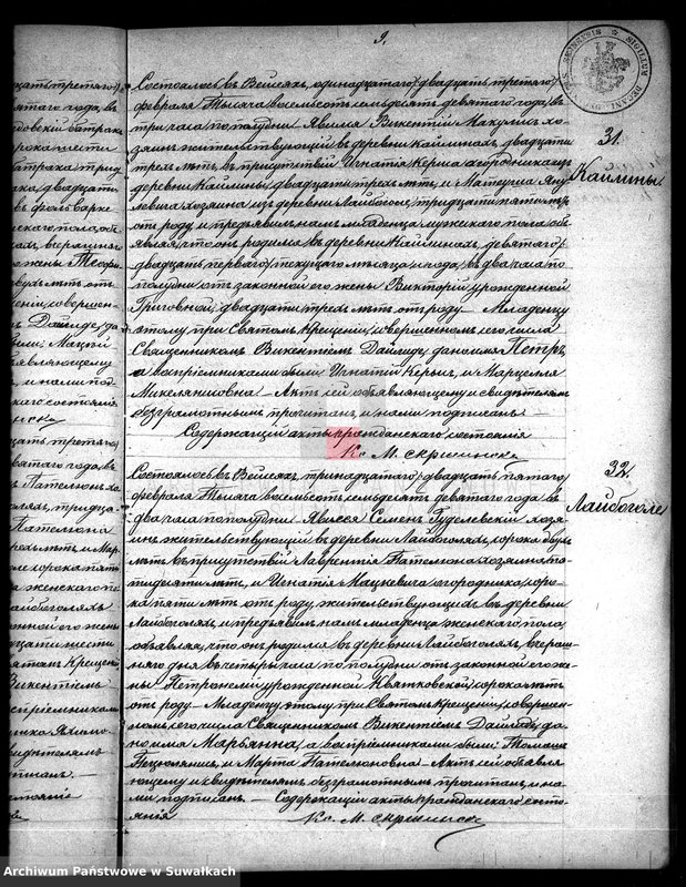 Obraz 14 z jednostki "Duplikat aktov rodivšichsja, umeršich i brakosočetavšichsja vejsejskogo rimsko-katoličeskogo prichoda na 1879 god"