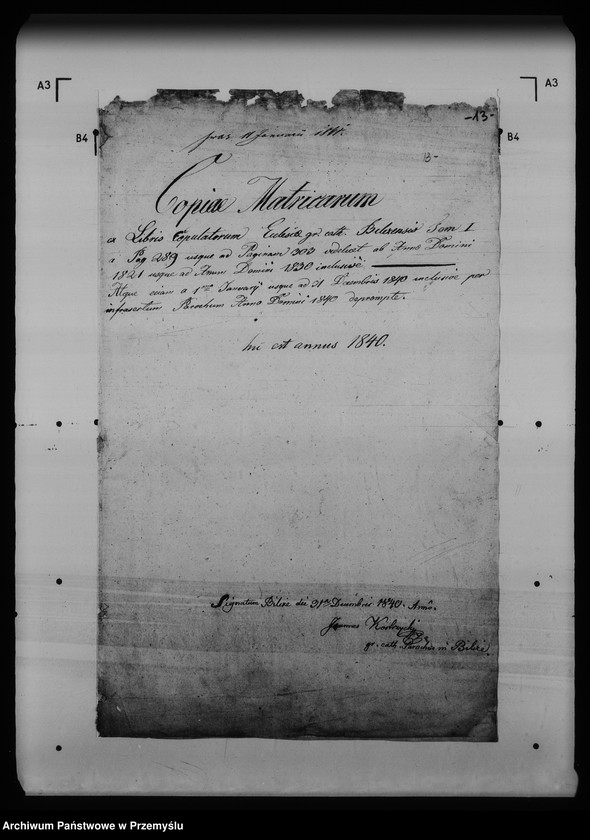 image.from.unit.number "[Kopie ksiąg metrykalnych parafii Bilcze (dekanat Medenice)]"