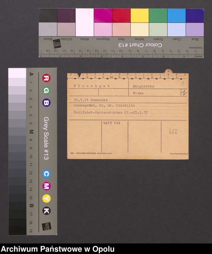 Obraz 3 z jednostki "[Blaschgut Margarethe, ur. 15.7.1871 Roswadze]"