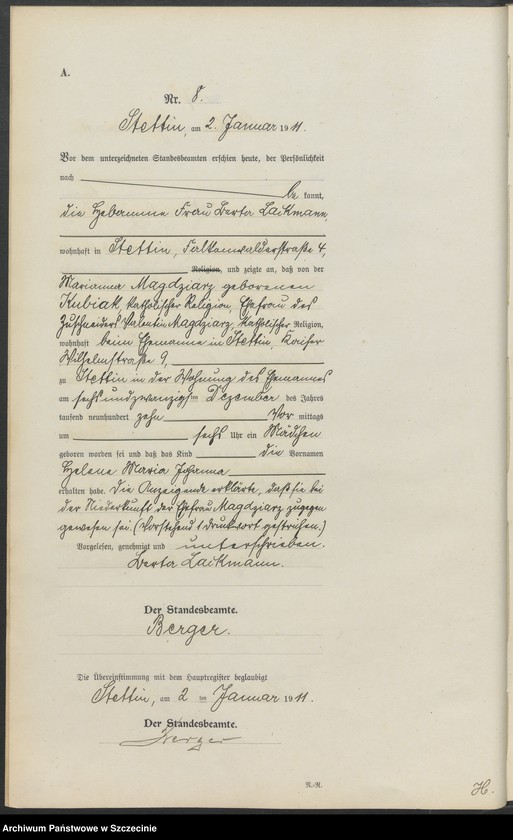 image.from.unit.number "Geburtsregister"