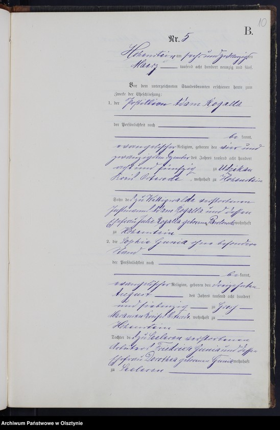 image.from.unit.number "Heiraths-Neben-Register Nr 1 - 16"