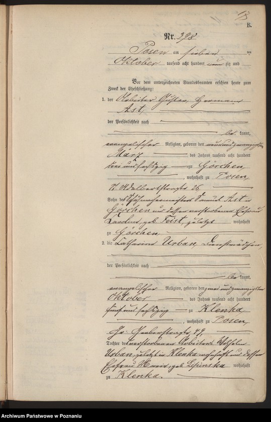 Obraz 20 z jednostki "Księga małżeństw t. III"