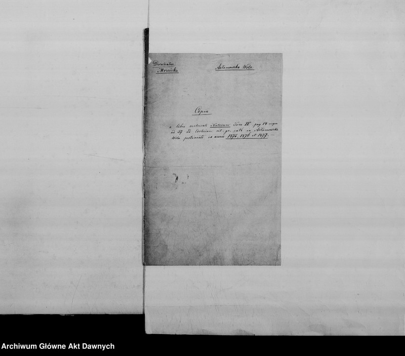 image.from.unit "Parafia: Arłamowska Wola. Dekanat: Mościska. Diecezja: przemyska. Księgi metrykalne urodzeń, ślubów, zgonów parafii Arłamowska Wola"