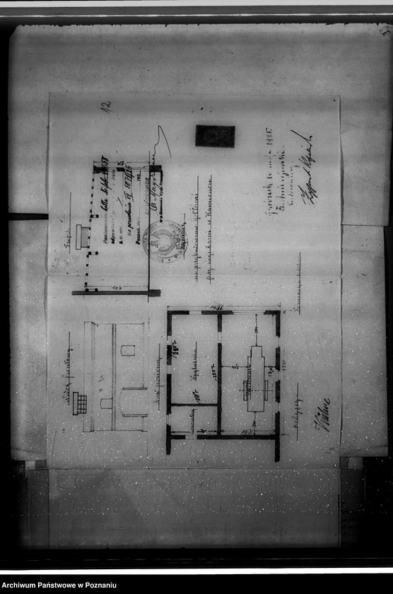 Obraz 18 z jednostki "/Mączkarnia parowa w maj. Kamieniec, pow. kościański, własność Z. Kozierowskiego/"