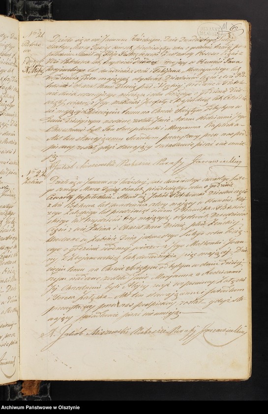 image.from.unit.number "Duplikat Parafii Janowieckiej Składający się z 3-ch Oddziałow to jest z Akt Urodzeń, Zejść i Zaślubień z Roku 1850"