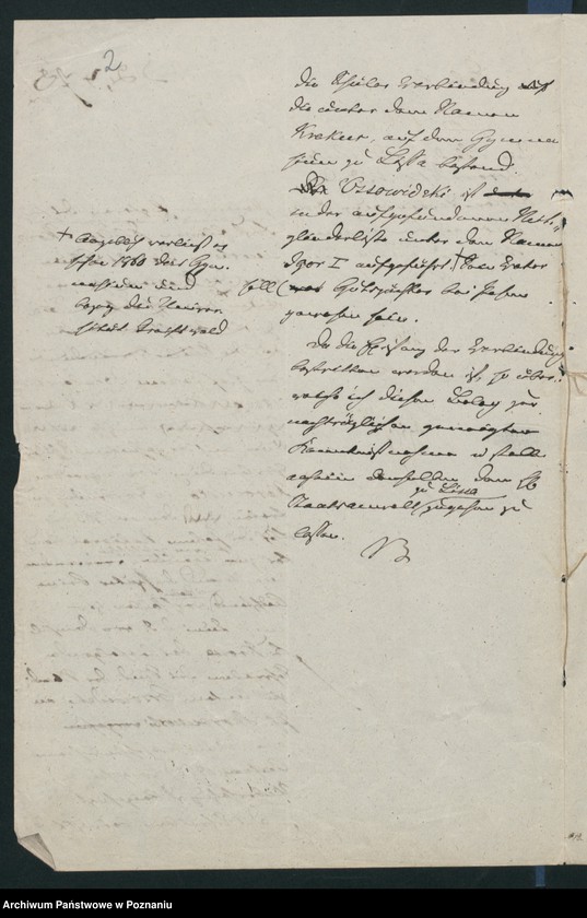 Obraz 5 z jednostki "A. betr. Anton Ossowidzki, Stud. med. und die Schülerverbindung Krakus auf dem Gymnasium zu Lissa"