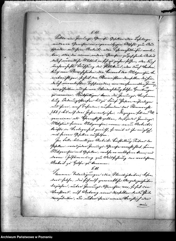 Obraz 11 z jednostki "Statut der Zimmer-Schiffbauer-Mühlenbauer- und Brunnenmacher-Innung zu Posen"